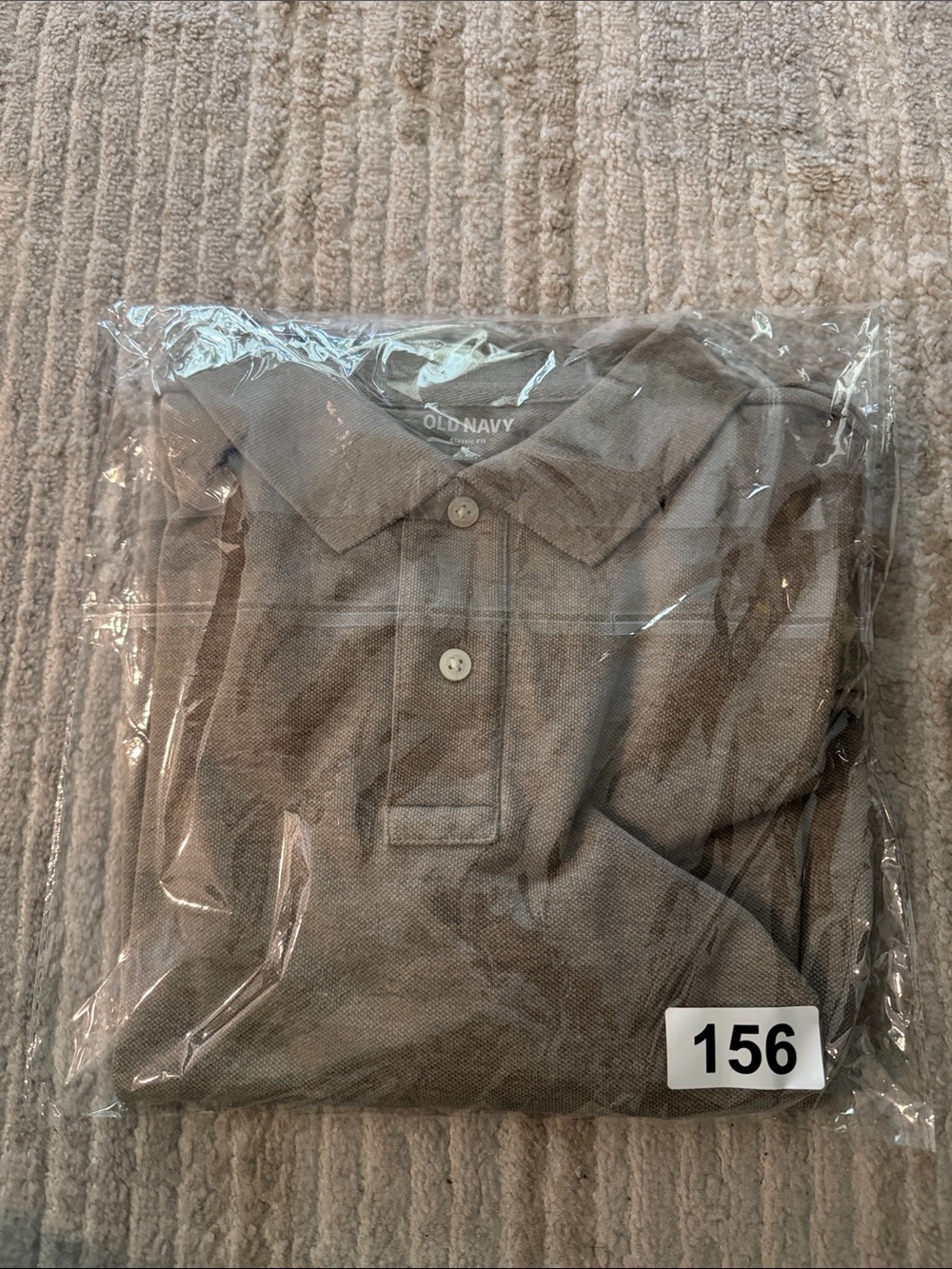 Old Navy Men's Beige Polo Shirt - Picture 5 of 5
